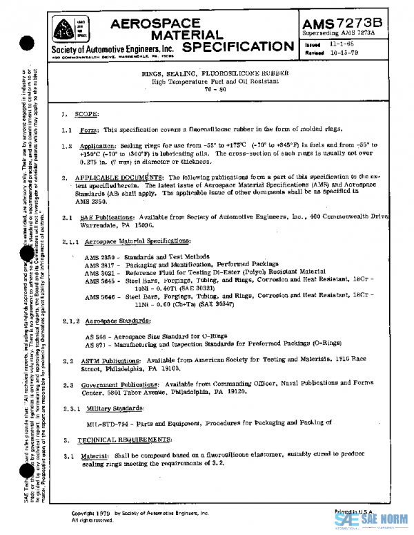 SAE AMS7273B PDF SAE AMS7273B PDF