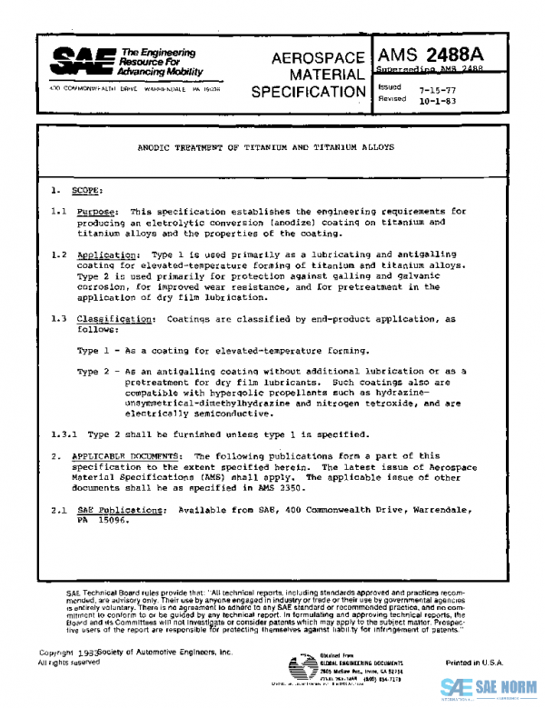 SAE AMS2488A PDF