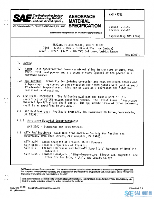 SAE AMS4776C PDF