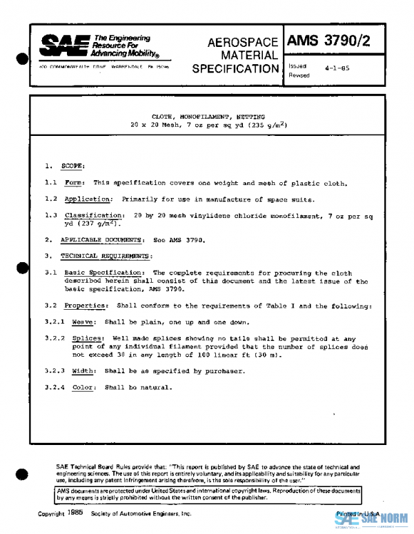 SAE AMS3790/2 PDF