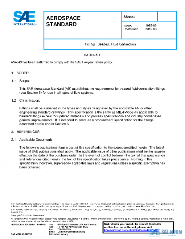SAE AS4843 PDF