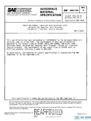 SAE AMS7459D PDF