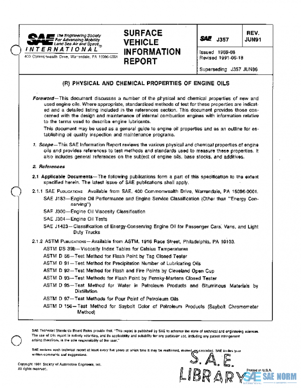 SAE J357_199106 PDF