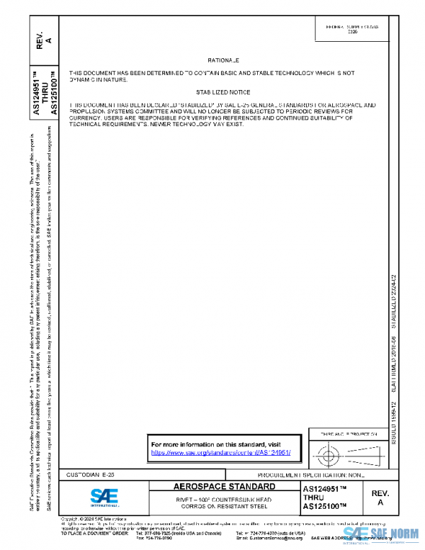 SAE AS124951A PDF