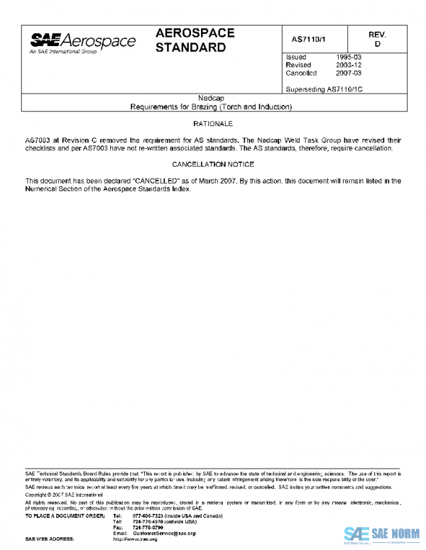 SAE AS7110/1D PDF