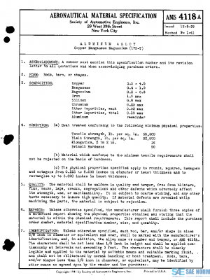 SAE AMS4118A PDF
