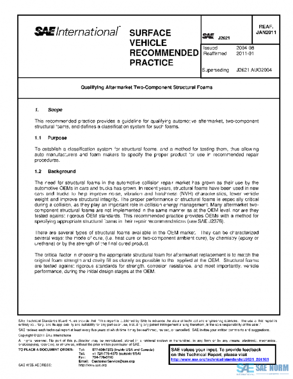 SAE J2621_201101 PDF