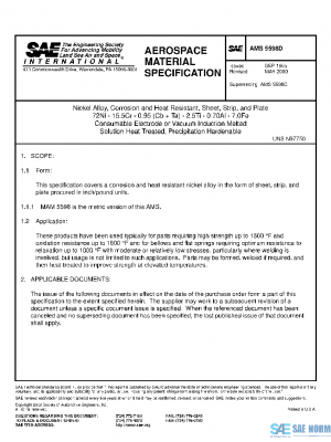 SAE AMS5598D PDF