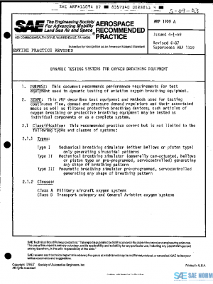 SAE ARP1109A PDF