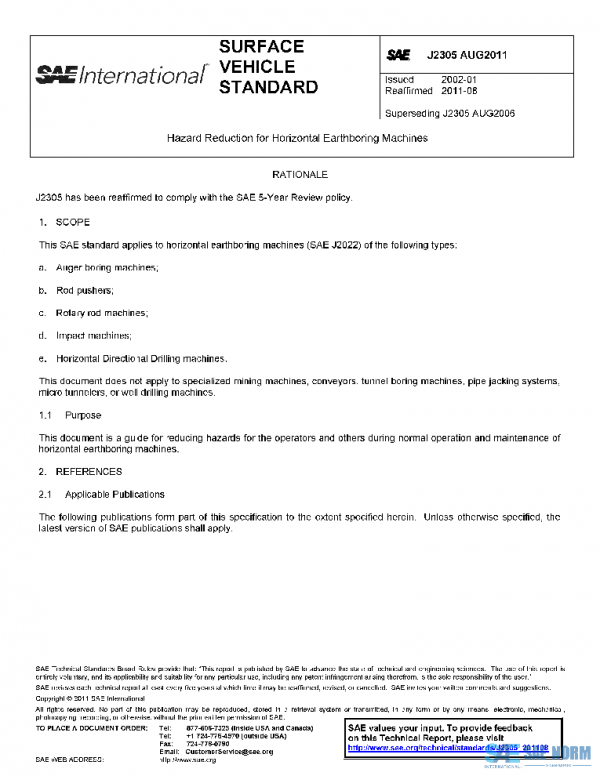 SAE J2305_201108 PDF SAE J2305_201108 PDF