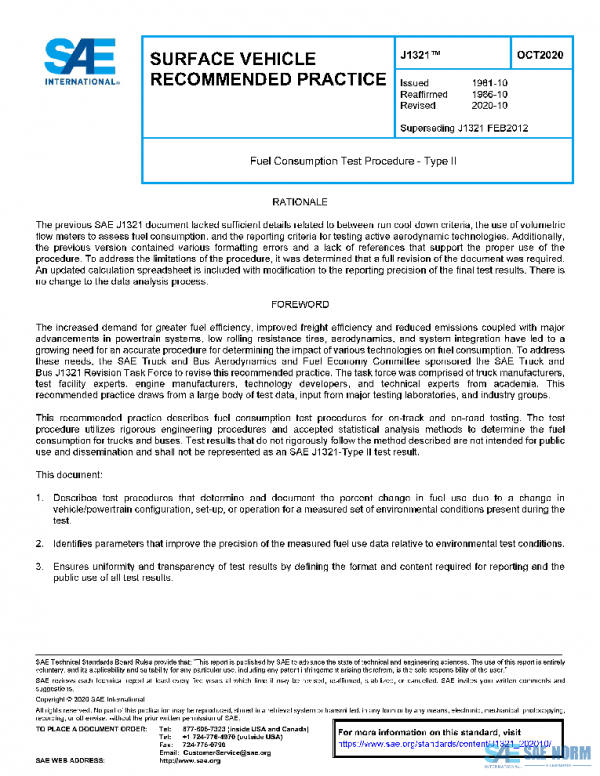 SAE J1321_202010 PDF