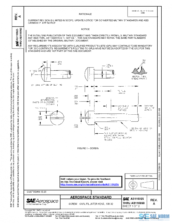 SAE AS116925A PDF