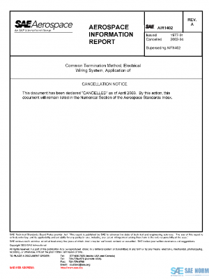 SAE AIR1402A PDF