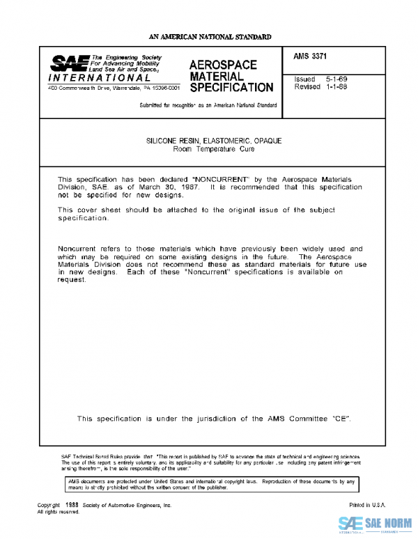 SAE AMS3371 PDF