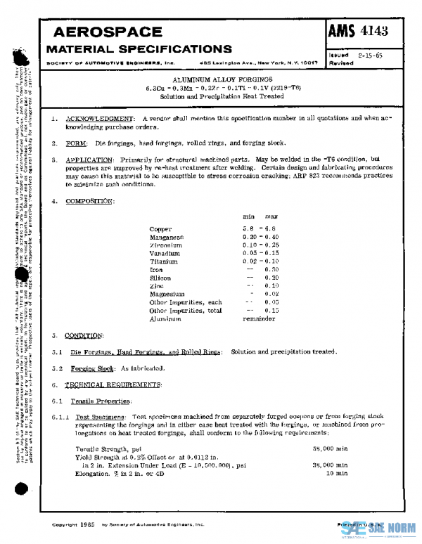 SAE AMS4143 PDF