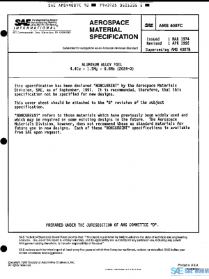 SAE AMS4007C PDF
