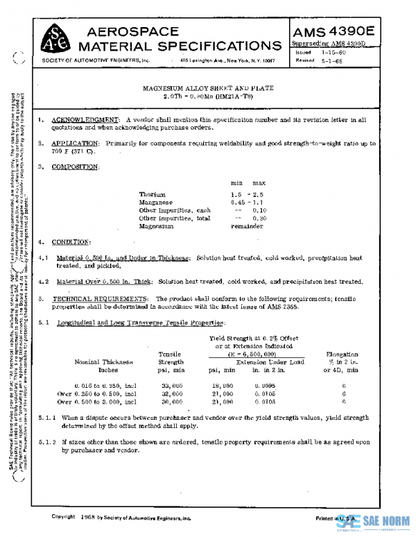 SAE AMS4390E PDF