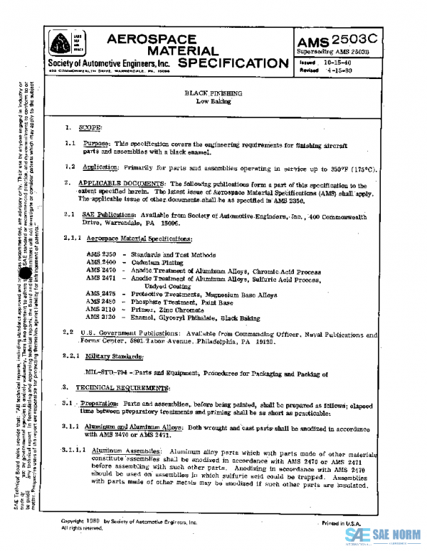 SAE AMS2503C PDF
