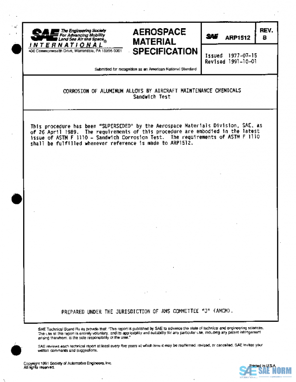 SAE ARP1512B PDF