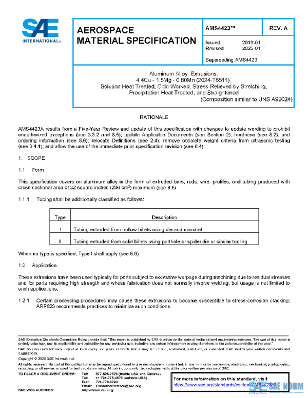SAE AMS4423A PDF SAE AMS4423A PDF