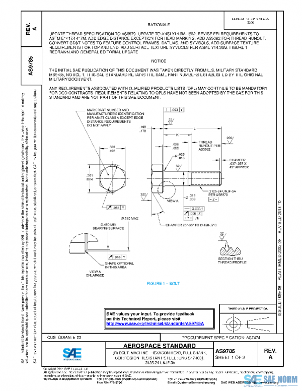 SAE AS9785A PDF