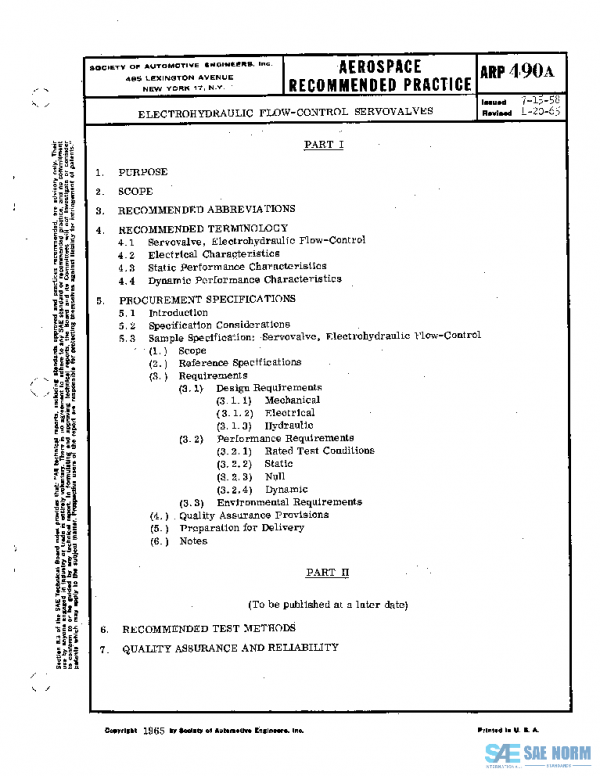 SAE ARP490A PDF