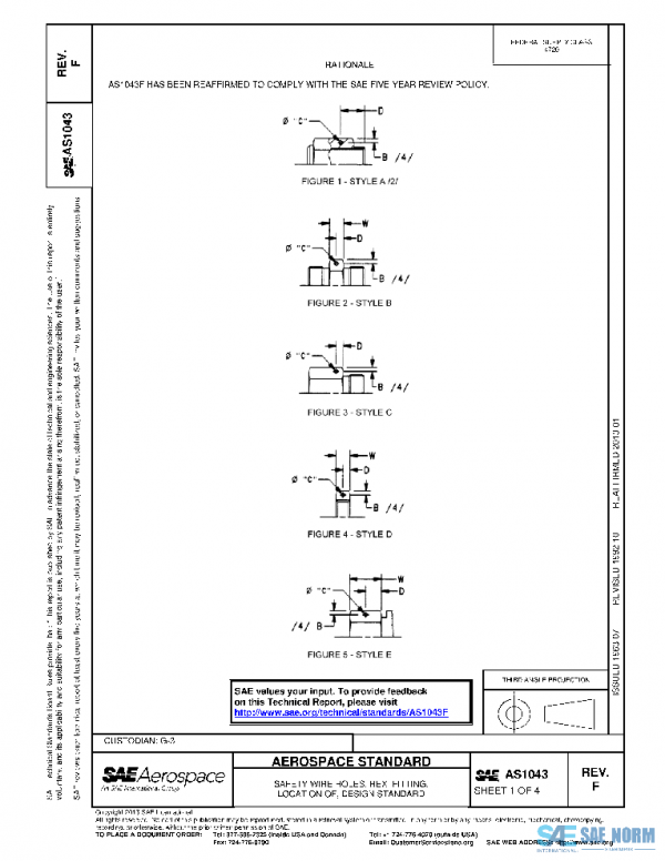 SAE AS1043F PDF