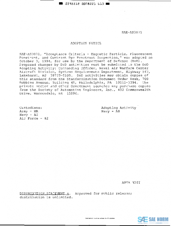 SAE AS3071A PDF