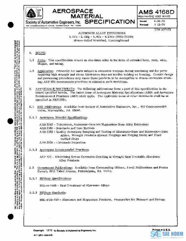SAE AMS4168D PDF