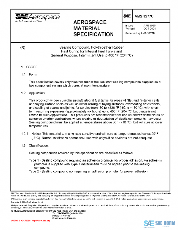 SAE AMS3277C PDF
