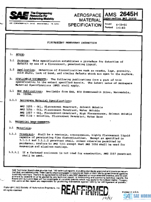 SAE AMS2645H PDF