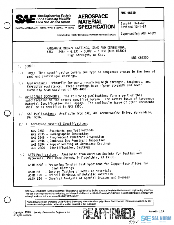 SAE AMS4862D PDF