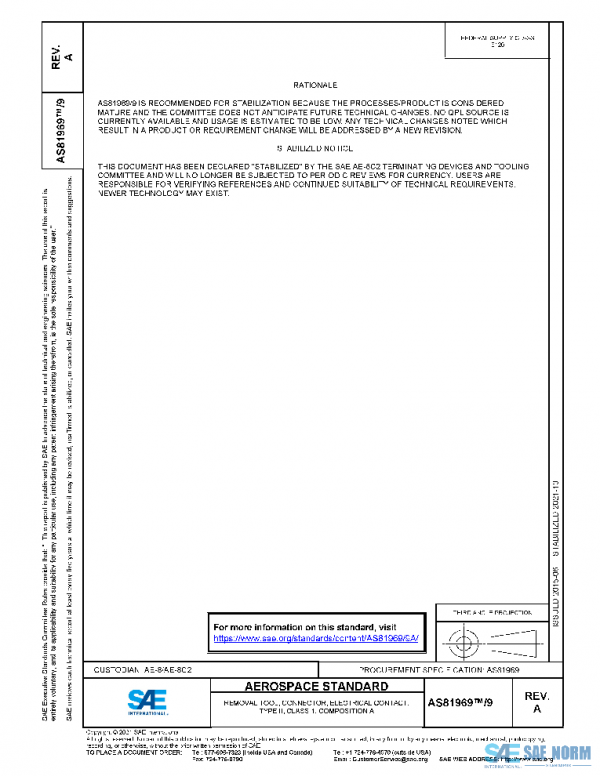 SAE AS81969/9A PDF SAE AS81969/9A PDF