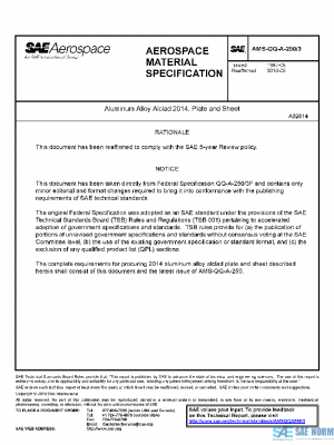 SAE AMSQQA250/3 PDF