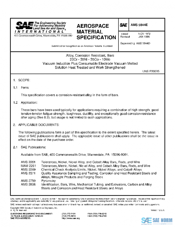 SAE AMS5844E PDF