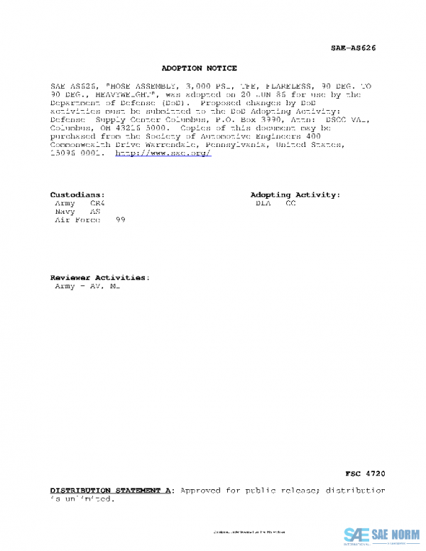 SAE AS626B PDF