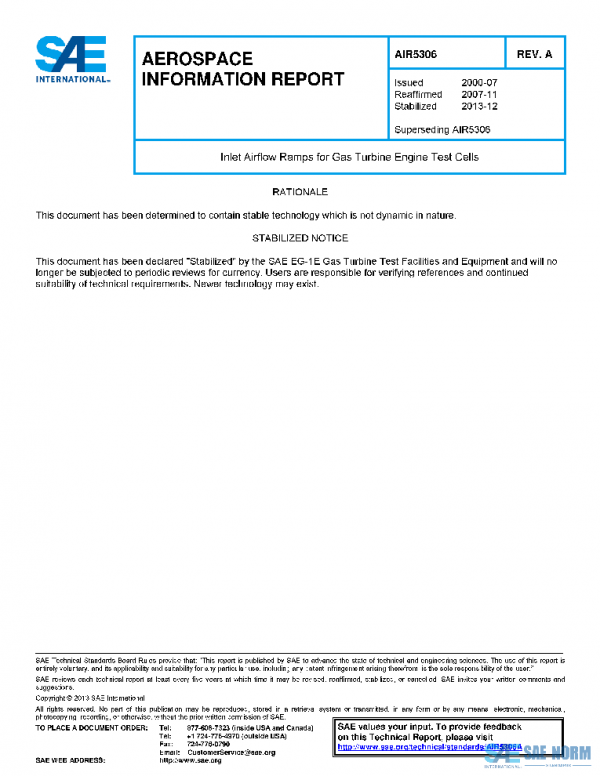 SAE AIR5306A PDF SAE AIR5306A PDF