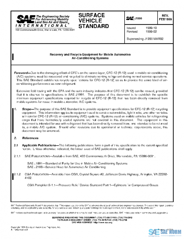 SAE J1990_199902 PDF