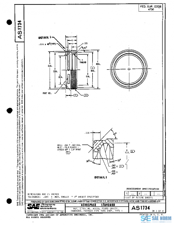 SAE AS1734 PDF SAE AS1734 PDF