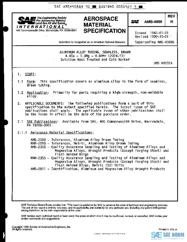 SAE AMS4088H PDF