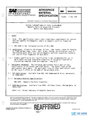 SAE MAM2304 PDF