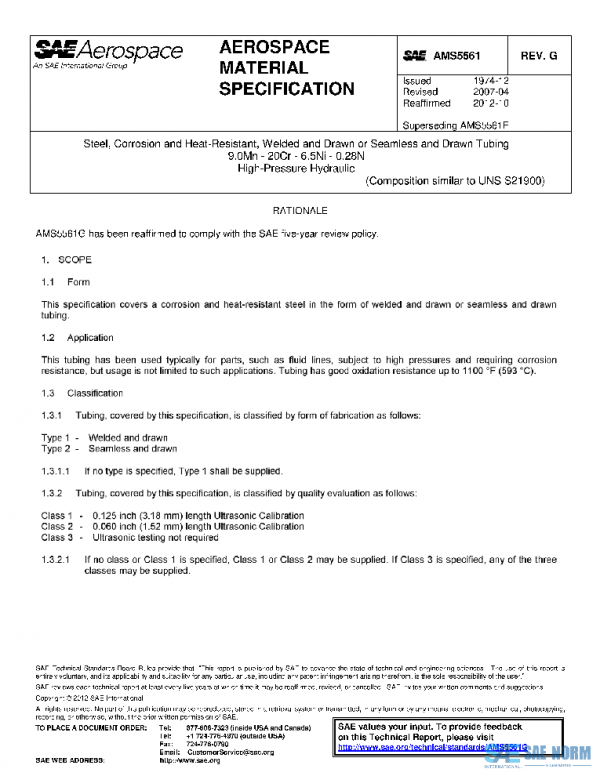 SAE AMS5561G PDF