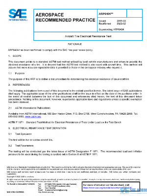 SAE ARP6404 PDF
