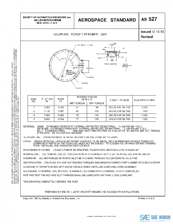 SAE AS527 PDF