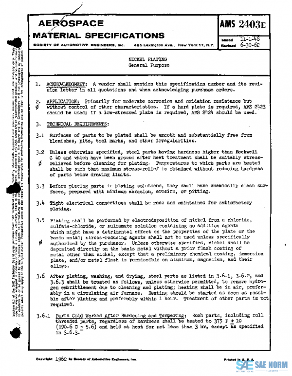SAE AMS2403E PDF SAE AMS2403E PDF
