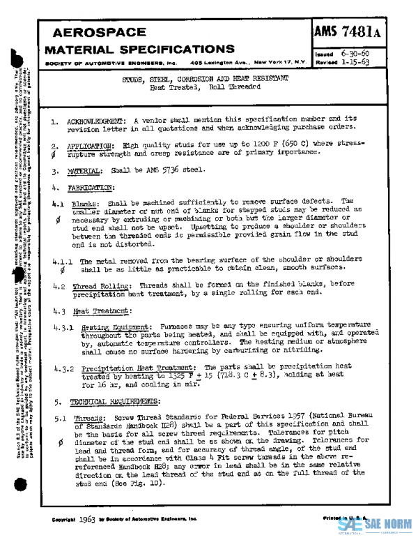 SAE AMS7481A PDF SAE AMS7481A PDF