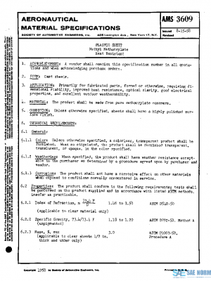 SAE AMS3609 PDF
