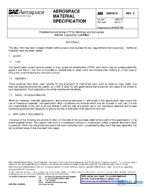 SAE AMS3678C PDF SAE AMS3678C PDF