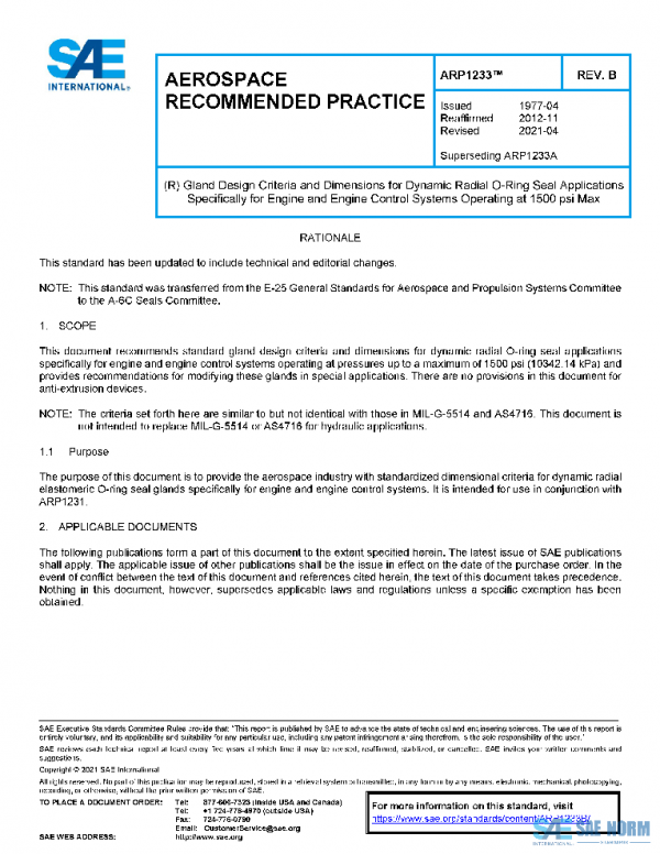 SAE ARP1233B PDF