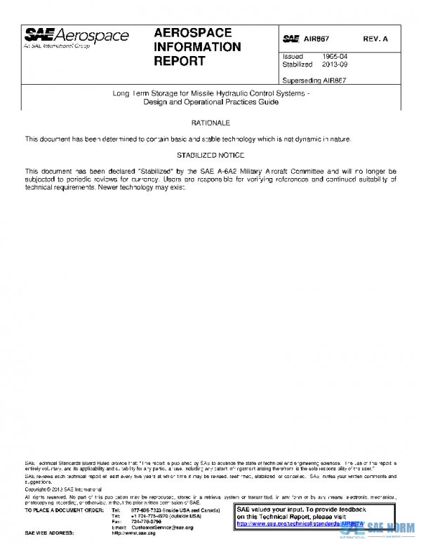 SAE AIR867A PDF